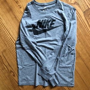 Grey Nike Long-sleeve Shirt